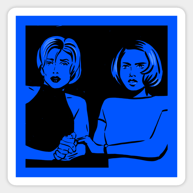 Mulholland Drive Sticker by Alice Iuri